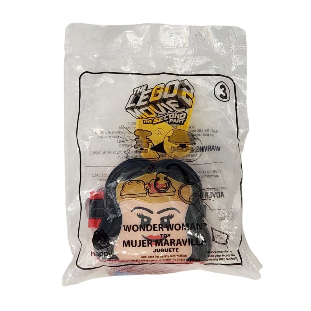 McDonald's Happy Meal The Lego Movie 2 The Second Part Wonder Woman Toy #3